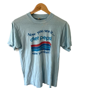 Vintage Diet Pepsi Light Blue Graphic Tee